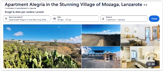 Affitaare appartamento o case a Lanzarote
